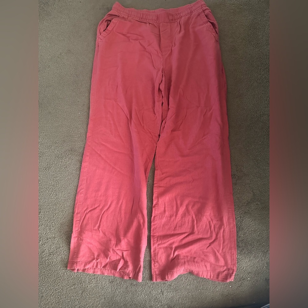 Casual Red Pants
